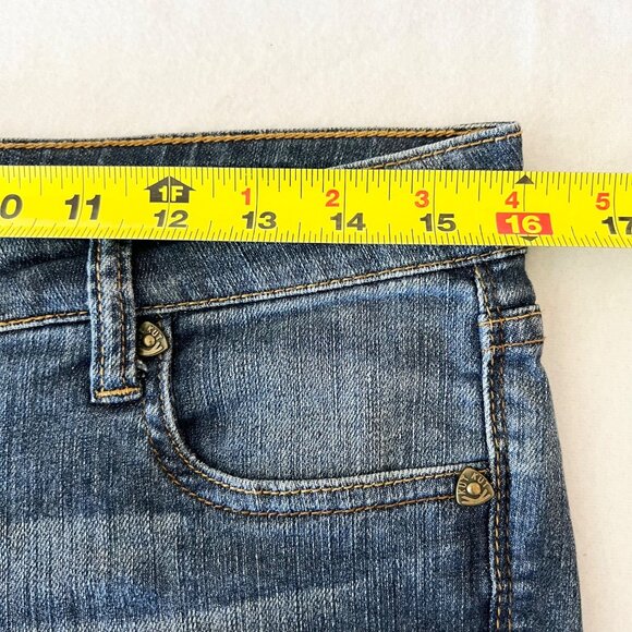 Kut From The Kloth Women's Stretch Felicia Baby Bootcut Jeans Size 4 Low Rise - Picture 8 of 11